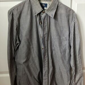 Classic Striped Button-Down Shirt
